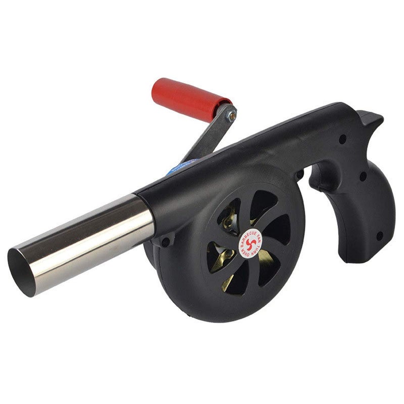Sunglow Outdoor Cooking BBQ Fan Air Blowerï¼ŒHand Crank Blowersï¼Œ Barbecue Fire Bellows for Picnic Camping Stove Accessories - Image 1